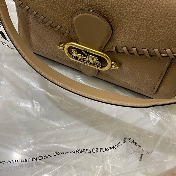 COACH JADE SHOULDER BAG WITH WHIPSTITCH.?TRENDY COLOR - Picture 3 of 12